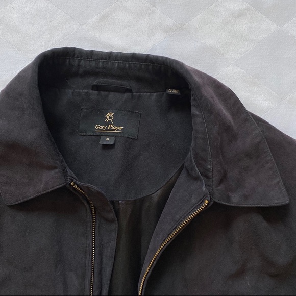 Black faux suede Jacket - Gary Player - Picture 4 of 4